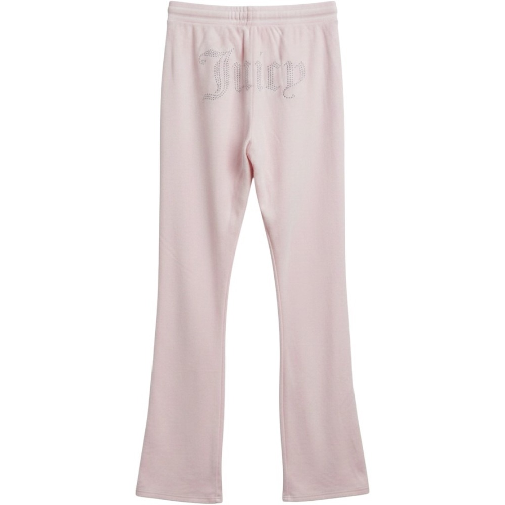 Juicy Couture Pink Velour Rhinestone Logo Sleepwear Lounge Pants Large NWT